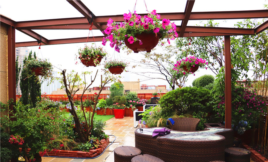 屋頂花園設計,露臺花園設計 屋頂花園設計,露臺花園設計