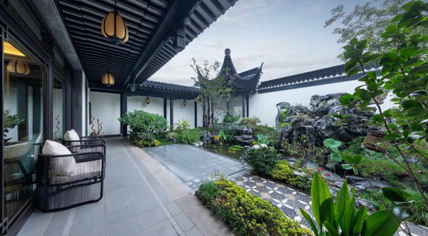 庭院設計分享/現代中式——現代景觀與中式意境的碰撞